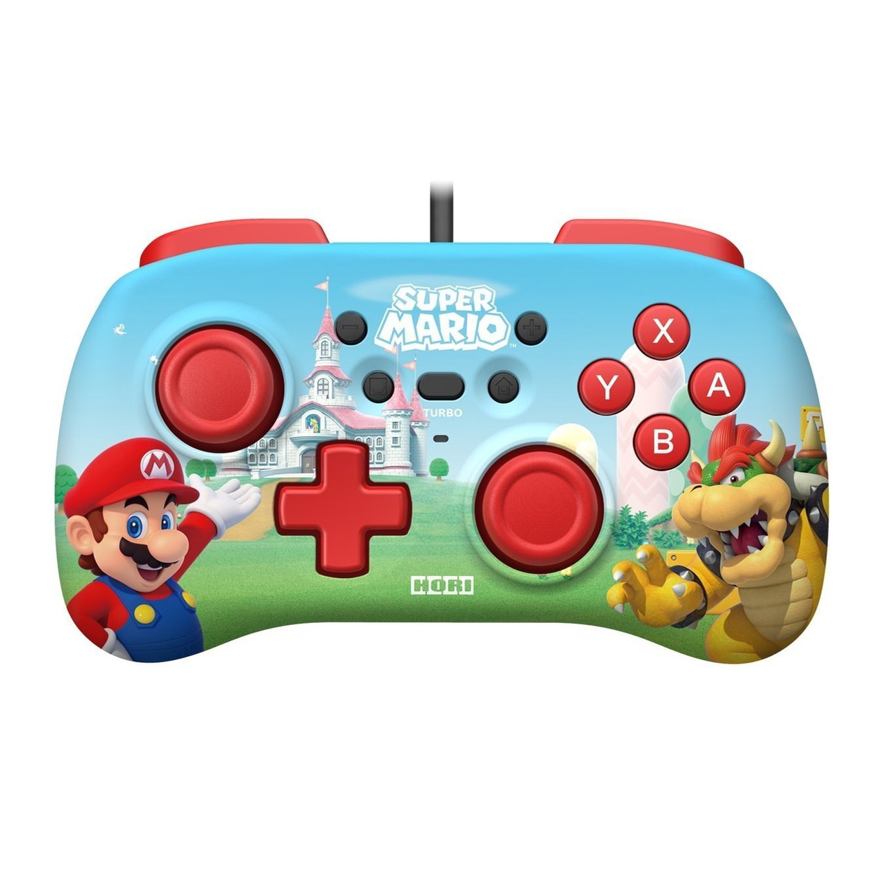 Геймпад провідний Hori Horipad Mini Super Mario для Nintendo Switch Червоний (873124009019)