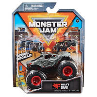 Monster Jam Trucks Official 1:64 Wolfs Head Motor Oil машинка джип Charge Scale Die-Cast Spin Master
