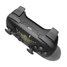 Геймпад безпровідний Hori Horipad Zelda для Nintendo Switch Чорний/ Сірий (873124008746), фото 4