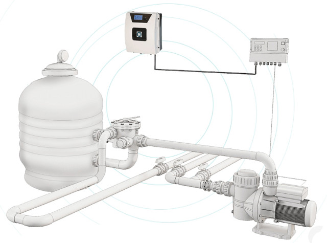 Управление оборудованием бассейна с помощью станции контроля качества воды Hayward Aquarite Plus