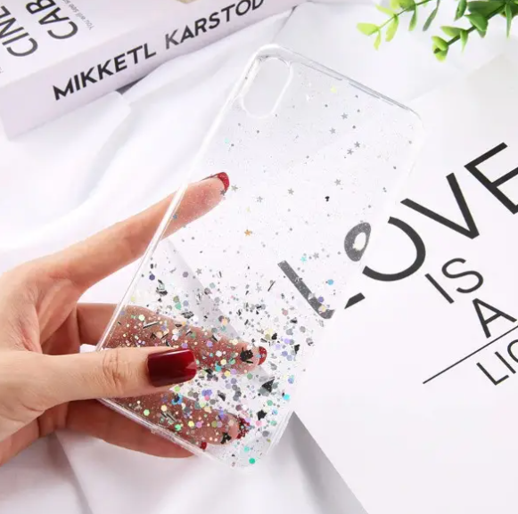 Блискучий чохол з срібною фольгою Samsung Galaxy A22 5G (SM-A226)