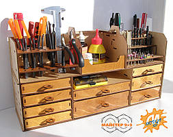 Ящик - органайзер для майстерні "Майстер 9+Х"/ для радіоаматора