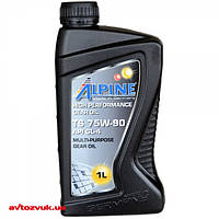 Трансмиссионное масло Alpine Gear oil 75W-90 TS GL4 1л