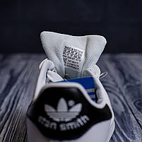 Adidas Stan Smith білі з чорним. Адідас Стен Сміт класні жіночі кросси., фото 4