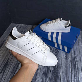Adidas Stan Smith білі з чорним. Адідас Стен Сміт класні жіночі кросси.