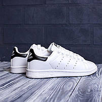 Adidas Stan Smith білі з чорним. Адідас Стен Сміт класні жіночі кросси., фото 5