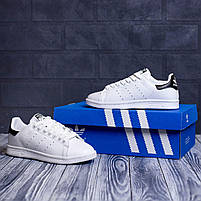 Adidas Stan Smith білі з чорним. Адідас Стен Сміт класні жіночі кросси., фото 8