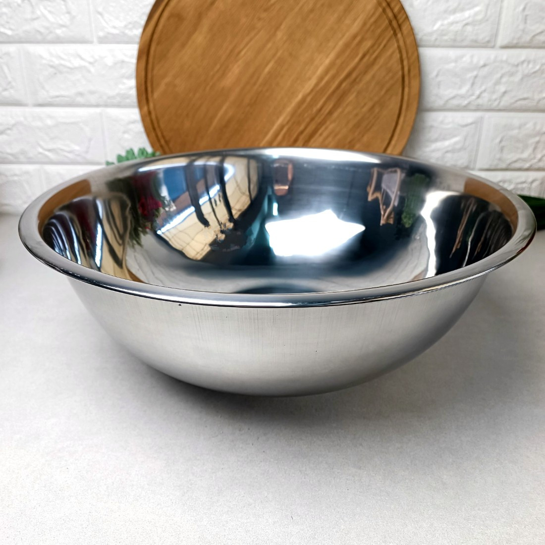 Велика миска 12л нержавіюча сталь, 40 см 0740 А-П