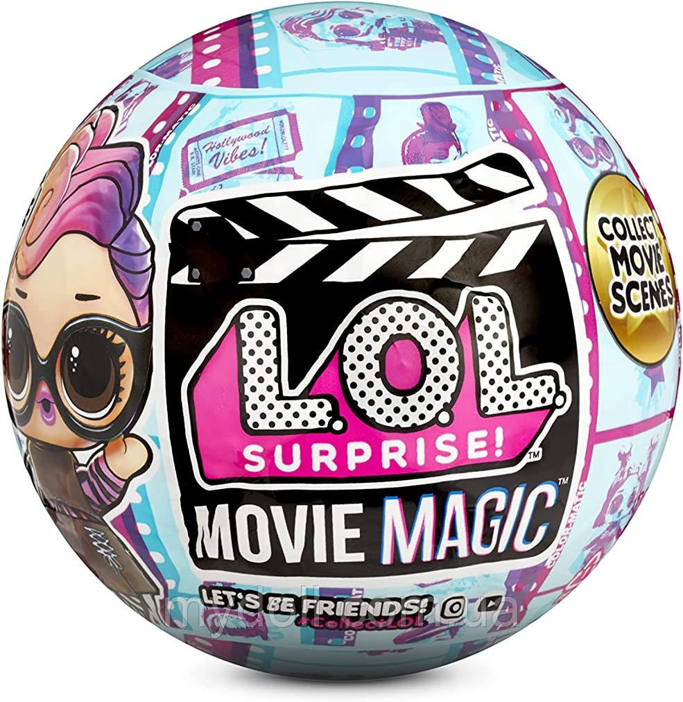 Ігровий набір з лялькою L.O.L. Surprise! серії Movie Кіногерої ЛОЛ 576471 LOL Surprise Magic Dolls MGA Оригінал