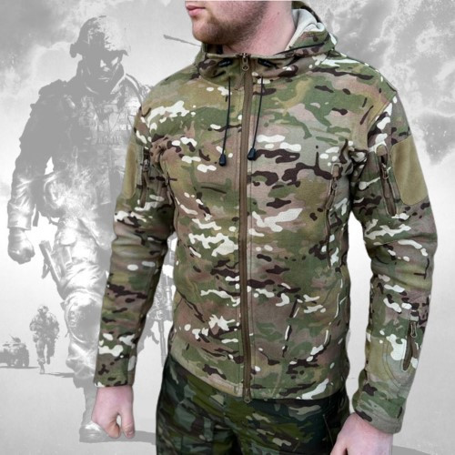 Тактична кофта (M-2XL) для військових Фліс Мультиків