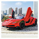 Машинка Lamborghini Centenario іграшка моделька металева колекційна 20 см Червоний (59246), фото 8