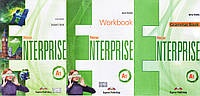 Підручник + зошит + граматика New Enterprise A1 Student's Book + workbook + grammar book