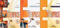 Підручник + зошит + граматика New Enterprise A2 Student's Book + workbook + grammar book