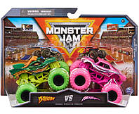 Monster Jam Official 1:64 дракон Dragon VS Full Charge Scale Die-Cast Monster Trucks Spin Master