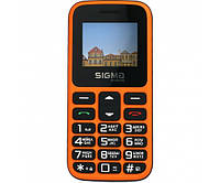 Мобільний телефон (бабушкофон) Sigma mobile Comfort 50 HIT Orange