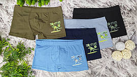 Дитячі труси боксери р.XL на 4-6 років для хлопчика бавовна Doni 4908