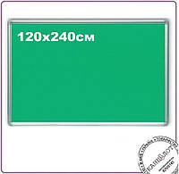 Доска для мела в алюминевой рамке "2х3 X-Line" 120х240см (TKX1224)