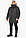 Чорна куртка чоловіча з вітрозахисним клапаном модель 49718 р — 54 52 (XL), фото 9