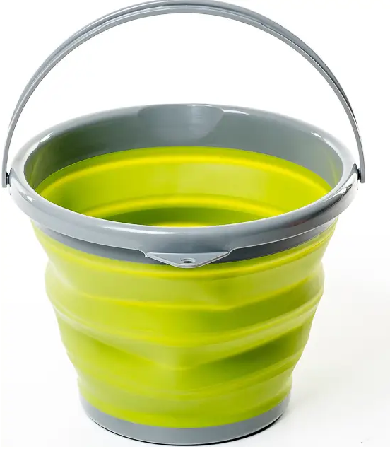 Відро Tramp складне силіконове 10л олива TRC-091-olive, фото 1