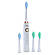Ультразвукова зубна щітка з USB-зарядкою + 3 змінні насадки, фото 2