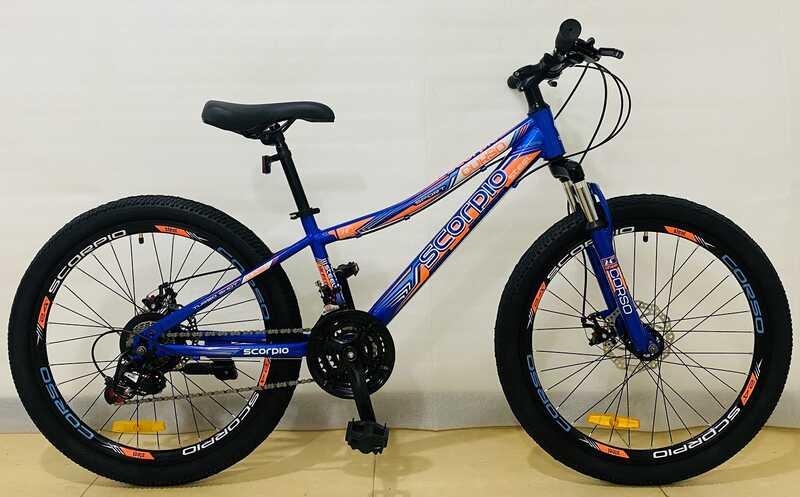Велосипед спортивний для хлопчика Corso «SCORPIO» 24" дюйми SC-24785 з рамою сталевий 12'', 21 швидкість, фото 1