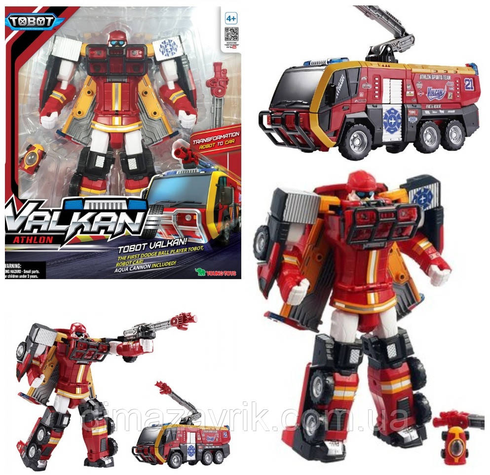 Трансформер Тобот Атлон Валкан 26 см TOBOT Athlon Valkan Original Young Toys