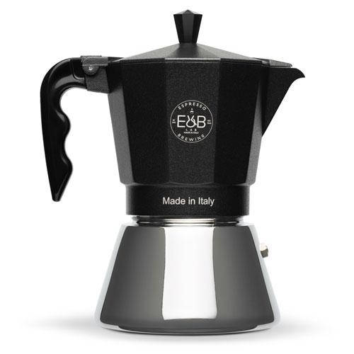 E&B Lab by IMS 3 Cup Stovetop Moka Pot