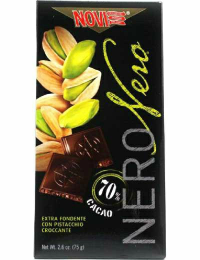 Шоколад із фісташками Novi Nero pistachio, 75 г