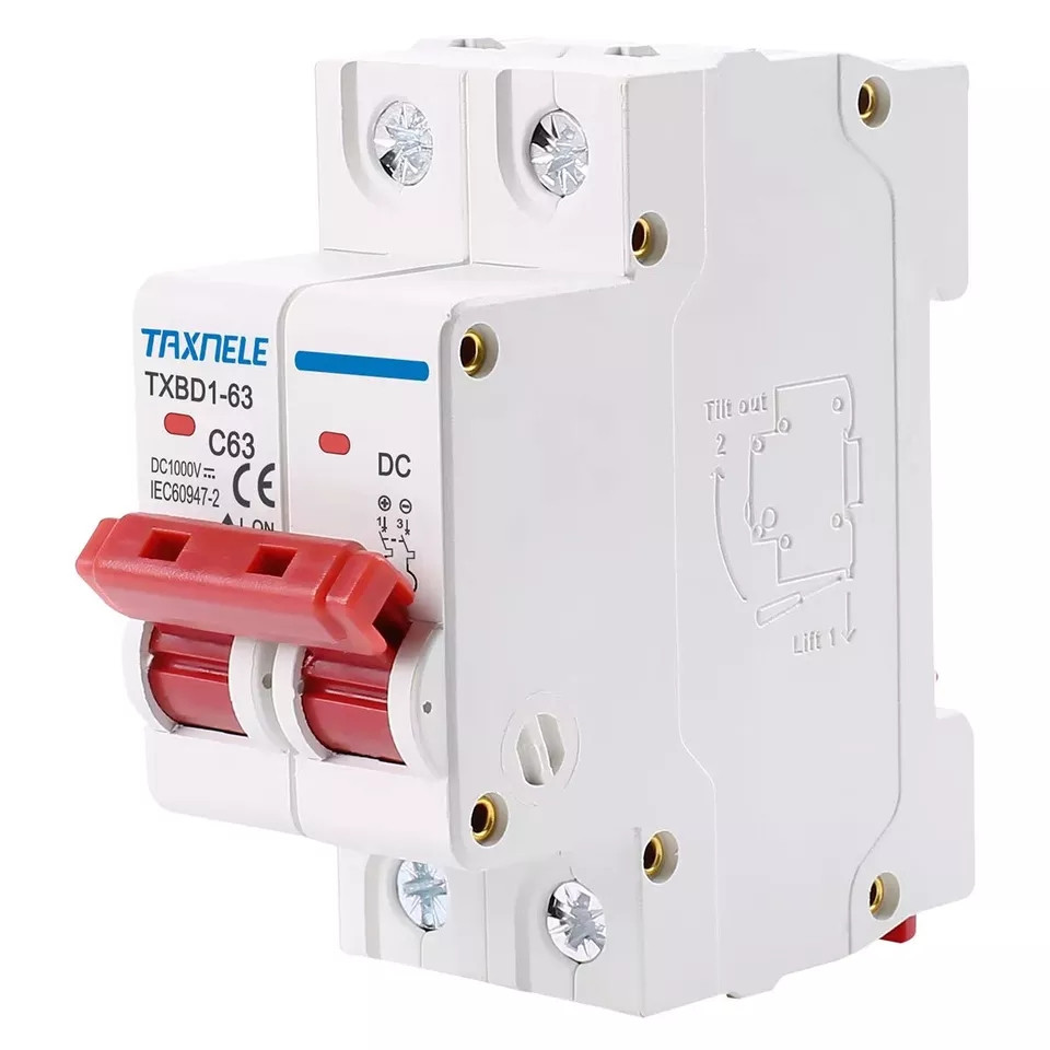 Автоматичний вимикач для сонячних панелей DC 32а 2P, фото 1