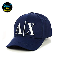 Кепка бейсболка с вышивкой - Armani Exchange / Армани Эксчендж M/L Темно-синий