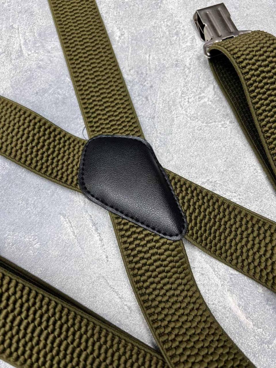 Підтяжки класичні 4см Х-подібні на 4 кріплення, фото 1