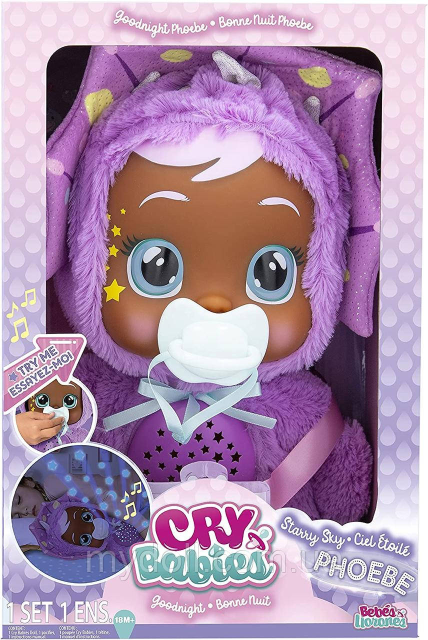 Інтерактивна лялька Пупс Фібі На добраніч Cry Babies Goodnight Starry Sky Phoebe IMC Toys