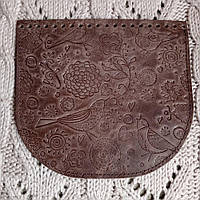 Клапан для сумки "Пташки". Колір "Сафарі".