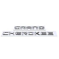 Эмблема логотип шильдик буквы GRAND CHEROKEE для Jeep хром 53 х 2 см