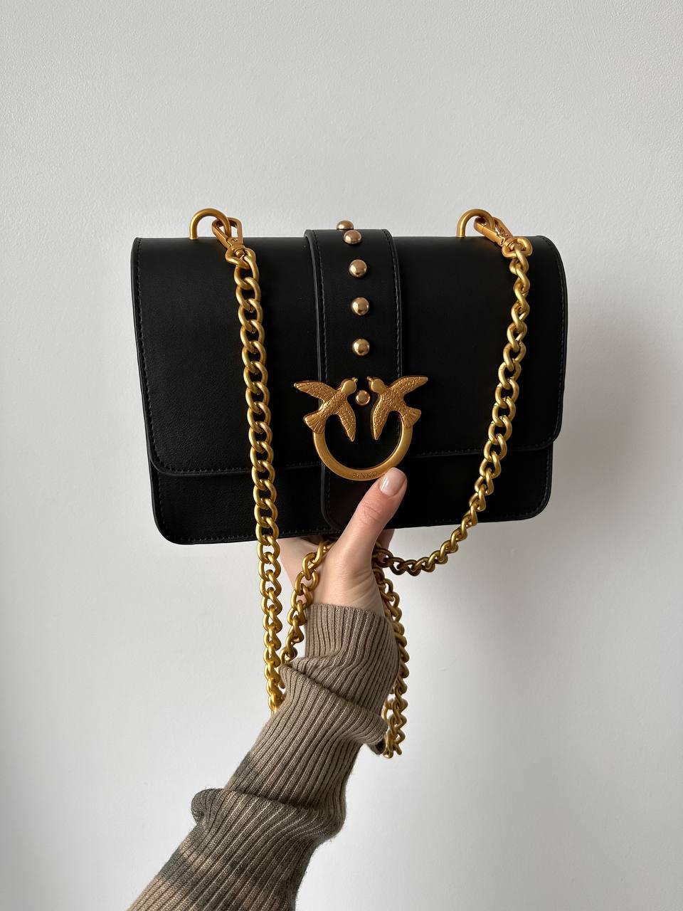 Жіноча сумка Пінко чорна Pinko Black Classic Love Bag