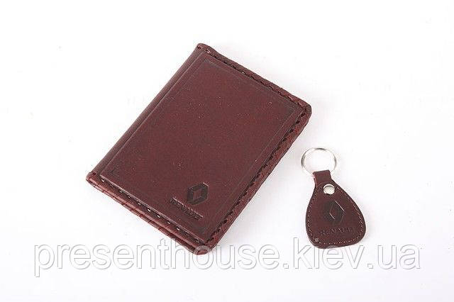 Обкладинка для автодокументів із брелоком Renault, фото 1