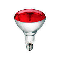 Лампа инфракрасная Philips BR125 IR 250W E27 230-250V Red