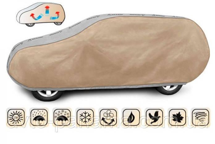 Чохол-Тент автомобільний на Джип, Кросовер, SUV (XL) д 450-510 см (Optimal Garage)