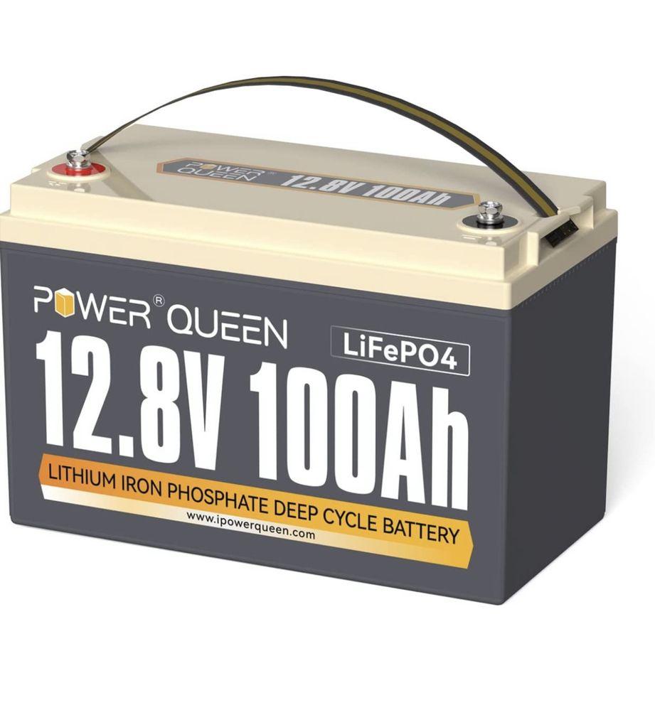 Литиевая Батарея Power Queen 12,8 В 100 Ач LiFePO4, — Купить Недорого ...