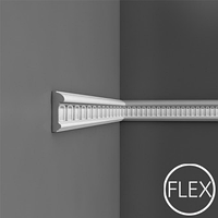 Полиуретановый молдинг для стен гибкий Orac decor Luxxus P7040F