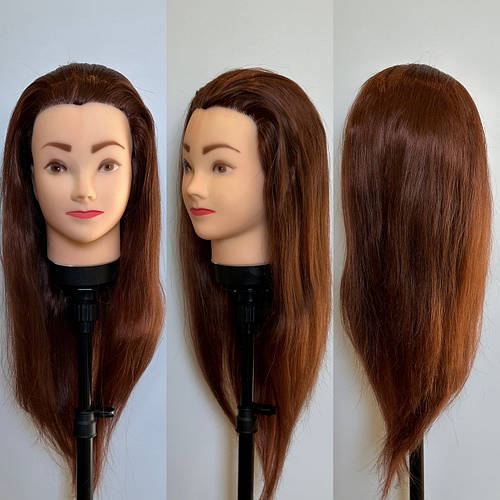 Учебная манекен голова для причесок стрижек маникен с волосами ...