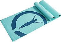 Коврик для йоги LiveUp PVC Yoga Mat With Print 173x61x0,6 см (LS3231c-06b) Blue