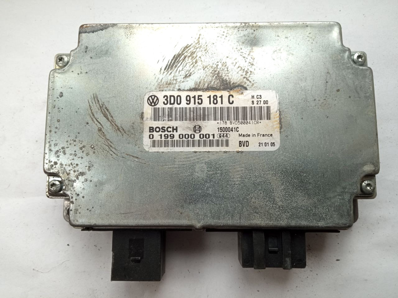 Електронний блок керування акумулятора vw phaeton 0199000001 / 3D0915181C