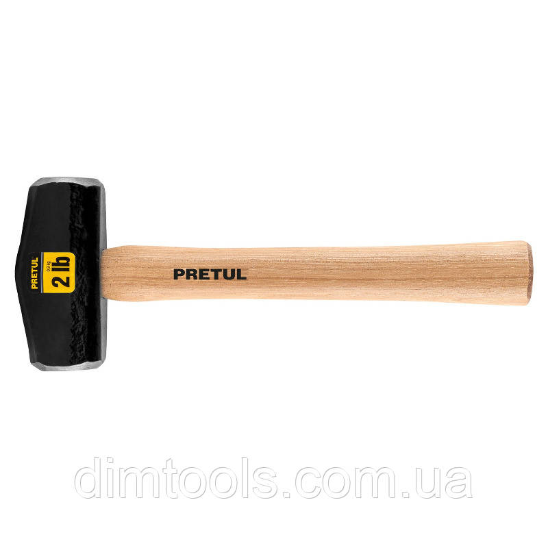 Кувалда 2 кг з дерев'яною ручкой 270 мм Pretul (DHT-4P)