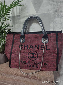 Жіноча сумка Chanel, тканинної шопер, 44*39(26)*18 см, 931124