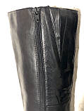 Шкіряні жіночі чоботи 39-й розмір, фото 10