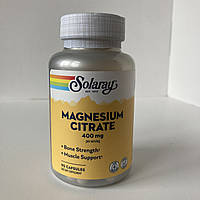 Solaray Magnesium citrate Магній цитрат 400 мг, 90 капсул