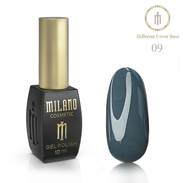 Кольорова база для нігтів Different Cover Base Milano 09, 10 ml, фото 1