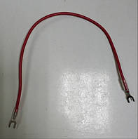 Кабель із конекторами під ф3мм 26 см, червоний