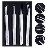 Пінцет для дизайну нігтів і вій, фото 2